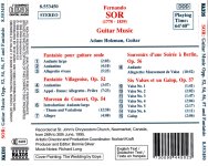 Fernando Sor CD 13 - Op. 52, 54, 56, 57 & Fantaisie (Holzman)-B.jpg