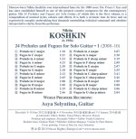 Asya Selyutina - Nikita Koshkin 24 Preludes & Fugues, Vol. 1 (2019)-B.jpg