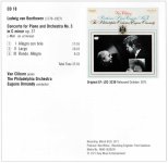 Legendary Van Cliburn - The Complete Album Collection - CD 18 Beethoven Piano Concerto No. 3 (...jpg