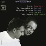 DISC 31 Bartók Rhapsodies Nos. 1 & 2 · Berg Violin Concerto I Bernstein.jpg