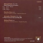 The Golden Age of the Romantic Piano Concerto CD 18 - Lalo Glazunov-B.jpg