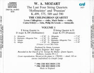 Wolfgang Amadeus Mozart - The Last Four String Quartets - Vol. 1 (Chilingirian Quartet)-B.jpeg