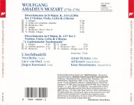 Wolfgang Amadeus Mozart - Divertimenti K334 & 247 (L_Archibudelli)-B.jpg