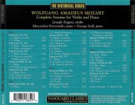Wolfgang Amadeus Mozart Complete Sonatas for Violin and Piano [Joseph Szigeti Mieczyslaw Horsz...jpg