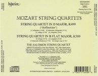 Mozart - String Quartets K 499 & K589 - Salomon Quartet-B.jpg