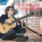 Andrea de Vitis - Alexandre Tansman - Works for Solo Guitar Vol. 1.jpg