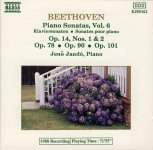 Beethoven - Piano Sonatas, Vol. 6 Op. 14, Nos. 1 & 2 • Op. 78 • Op. 90 • Op. 101 [Jeno Jando]-A.jpg