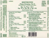 Beethoven - Piano Sonatas, Vol. 6 Op. 14, Nos. 1 & 2 • Op. 78 • Op. 90 • Op. 101 [Jeno Jando]-B.jpg