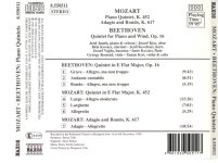 Beethoven - Quintet for Piano and Wind, Op. 16 - Mozart - Piano Quintet K.452, Adagio and Rond...jpg