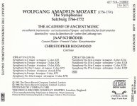 Mozart The Symphonies Vol. 2 - Early Symphonies 1766-1772 (Christopher Hogwood, The Academy of...jpg