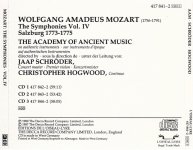 Mozart The Symphonies Vol. 4 - Salzburg 1773-1775 (Christopher Hogwood,The Academy of Ancient ...jpg